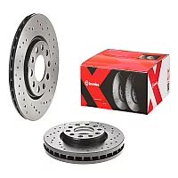 Brembo Xtra Front Brake Discs Alfa 1.4 1.6 Guilietta 10