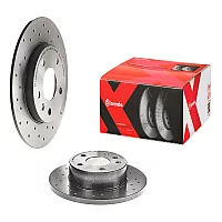 Brembo Xtra Rear Disc AstraG H Meriva Zafira 98 264Mm S