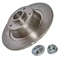 Brembo Rear Brake Discs Renault Megane 2008 Non Grooved