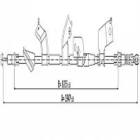 Pagid Left Hand Rear Brake Cable Honda Civic 1.6 1.7 Cdti 0203
