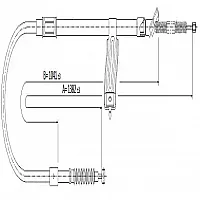 Pagid Right Handr Brake Cable Toyota Hiace 4 9512 13821041Mm