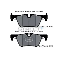 Pagid Street Street Rear Brake Pads Bmw 1 Series F20 0611
