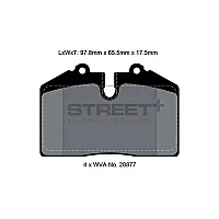 Pagid Street Street Brake Pads Porsche 911 928 944 968
