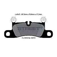 Pagid Street Street Rear Brake Pads Porsche Cayenne Vw Touareg 0410