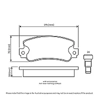 Audura Front Brake Pads Audi A3 12 Vw Golf directional Fit Inc Sen