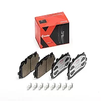 Brembo Xtra Front Brake Pads Audi S4 15 akebono Bs