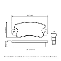 Audura Rear Brake Pads Seat Leon 1112
