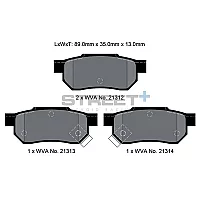 Pagid Street Street Rear Brake Pad Set