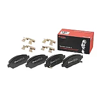 Brembo Front Brake Pads Vauxhall Viva 15 for 236Mm Discs