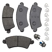 Eicher Premium Front Brake Pads Peugeot 206 98 With SlotsFront