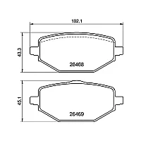 Pagid Rear Brake Pads Renault Captur Ii 20