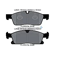 Pagid Street Street Front Brake Pads Jeep Grand Cherokee 2013