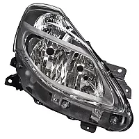 Tyc Os Headlamp Clio Mk3 09 Metalized Bezel H7H7 Wo Motor