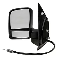 Tyc Ns Door Mirror Connect 03 Electric Black Heated Convex