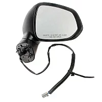 Macht Os Mirror Jazz 0406 Elec Non Heated Inc Glass and Black Primed Cover