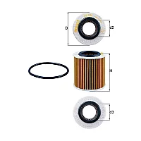 Mahle Ox834D Mknecht Oil Filter