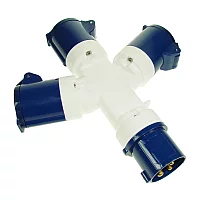 Maypole Caravan 230V 3Way HookUp Splitter