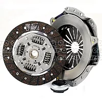 Valeo 3Pc Clutch Kit With Bearing For Hydraulic System 180Mm Psa C3 206