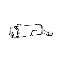 Klarius Rear Box 206 1.4 1.6 98