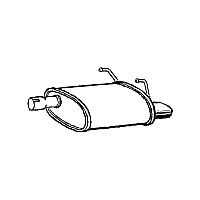 Klarius Rear Box Fiat 500 1.2I 1215 Chrome
