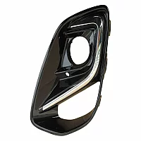 Platinum Plus Nsf Bumper Grille Puma 20 Gloss Black Inc Chrome Mldg